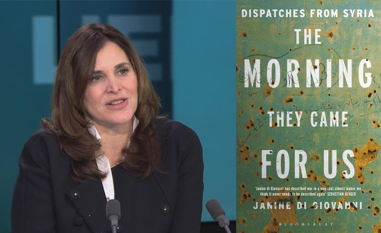 Left: Author Janine di Giovanni from www.france24.com.